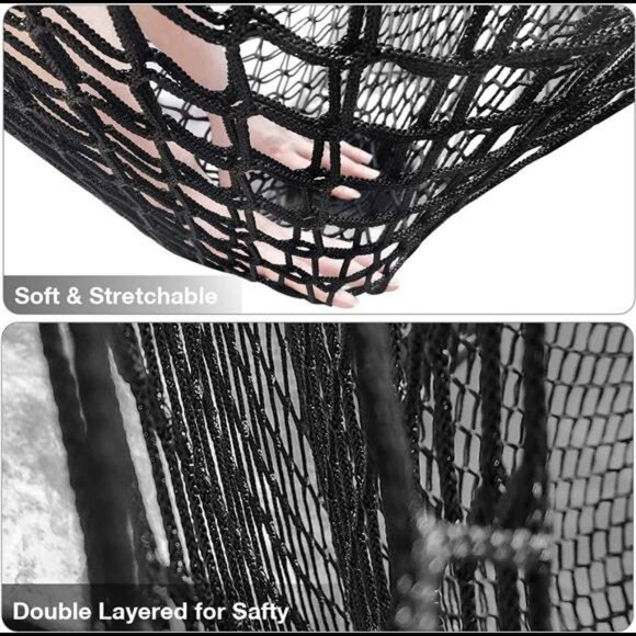 Kids Playground Play Safety Net - Climbing Cargo Net Treehouse Accessories Outdo - Picture 3 of 7
